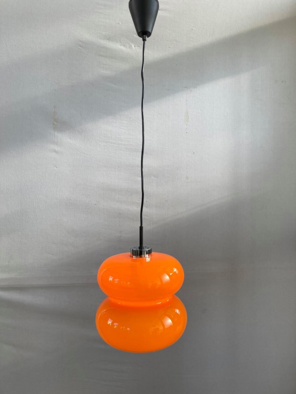 Slagschip Dakraam Ale Retro oranje hanglamp - De Kringwinkel