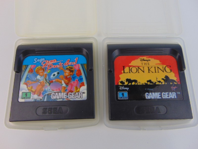 Kampioenschap Verstoring beroerte 2 Sega Game Gear Games: Disney's The Lion King, Game Pack 4 In 1 - De  Kringwinkel