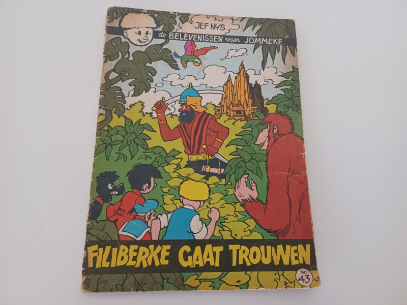 1e druk Jommeke strip: Filiberke gaat trouwen