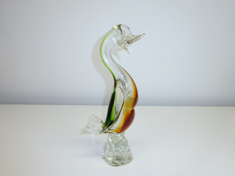 Eend in Murano Glas