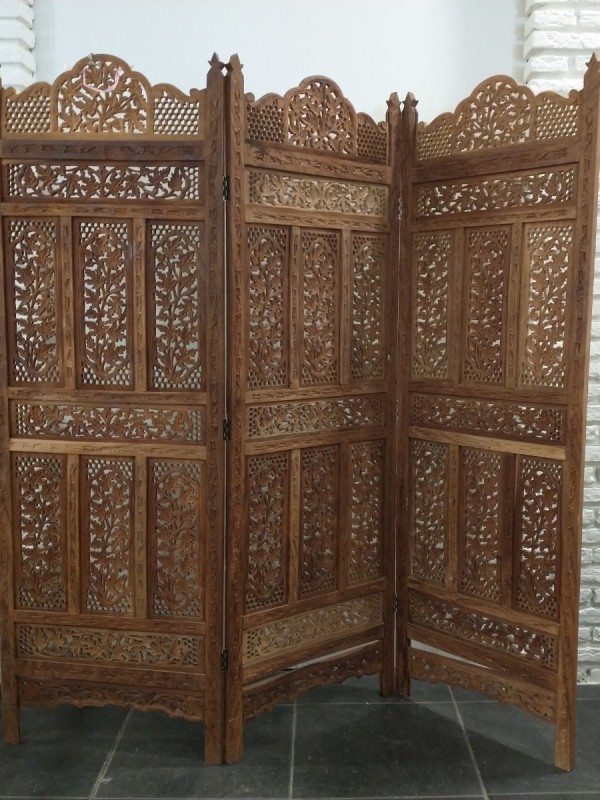 Oosterse (India) houten kamerscherm - De