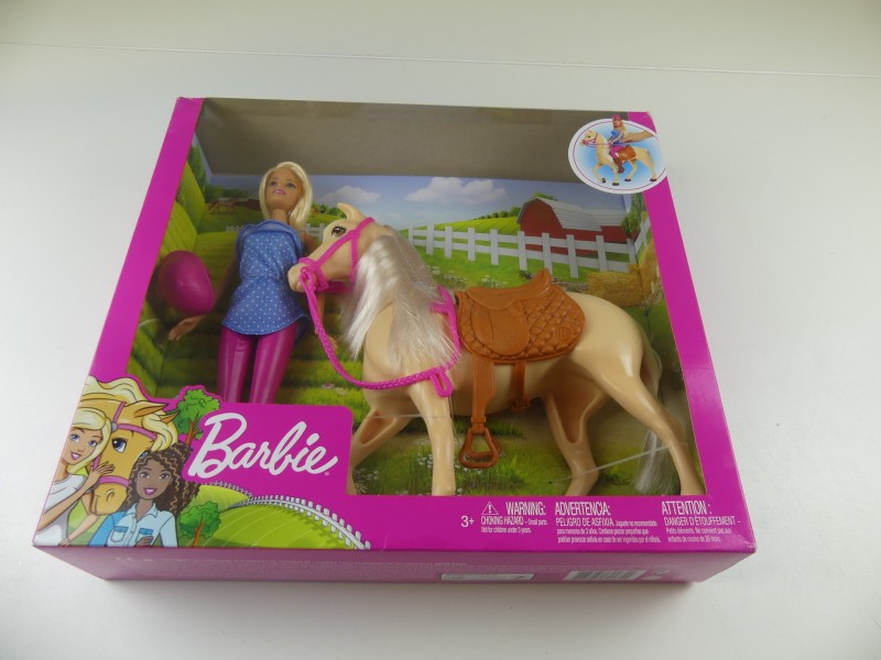 bedreiging Tact Uil Barbie pop & paard set - originele verpakking - De Kringwinkel