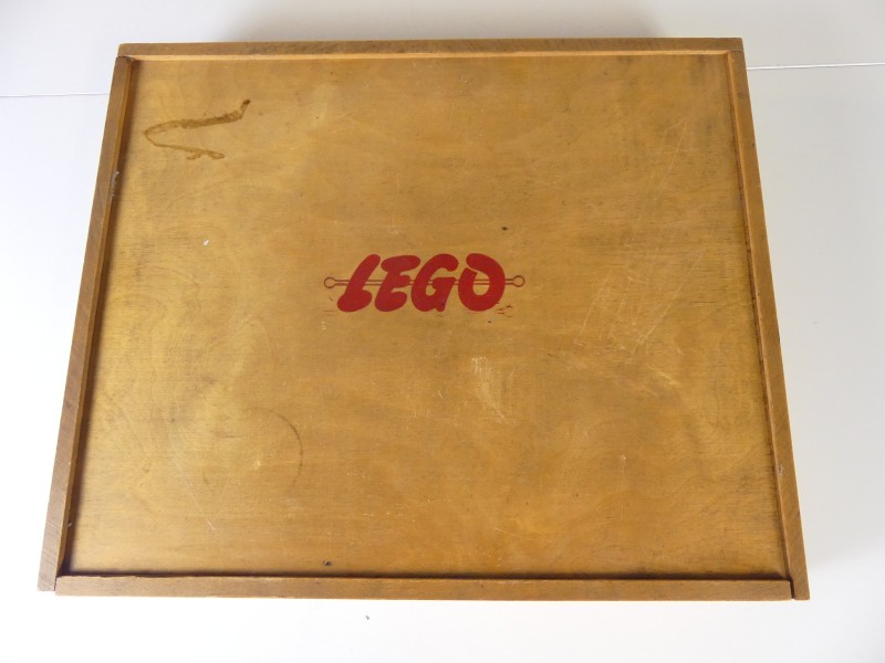 bagageruimte Uiterlijk Onweersbui Vintage lego houten kist - De Kringwinkel