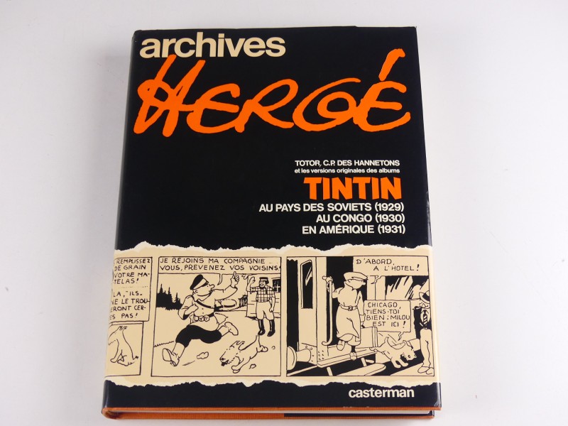 Hergé - Tintin- archives Hergé 1977