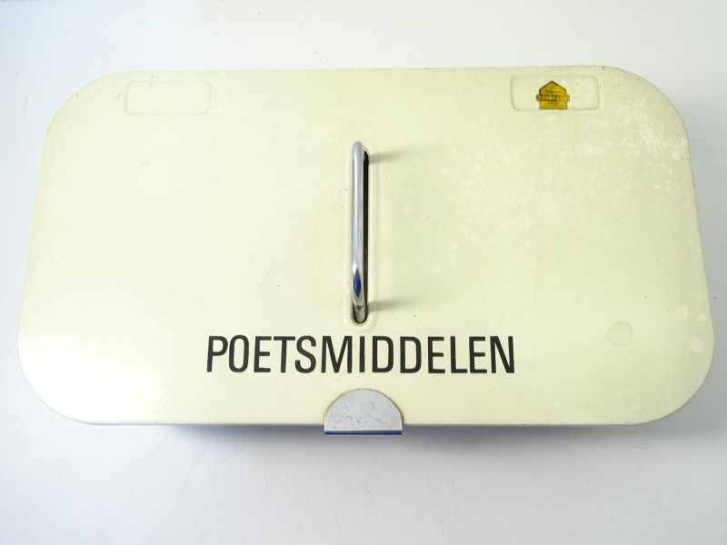 Metalen Poetsmiddelendoos: Brabantia, Jaren '70