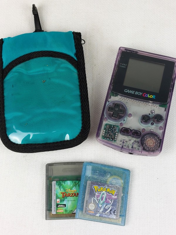 Gameboy Color met opbergtas