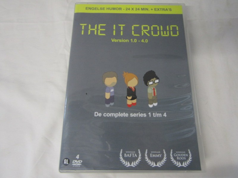 DVD Box, The IT Crowd seizoen 1 t.e.m. 4.