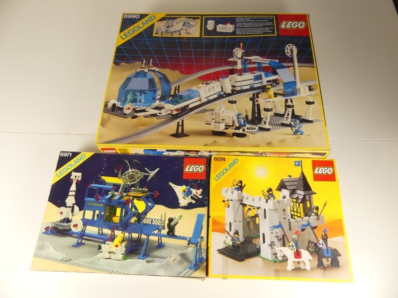 Lego onderdelen in dozen