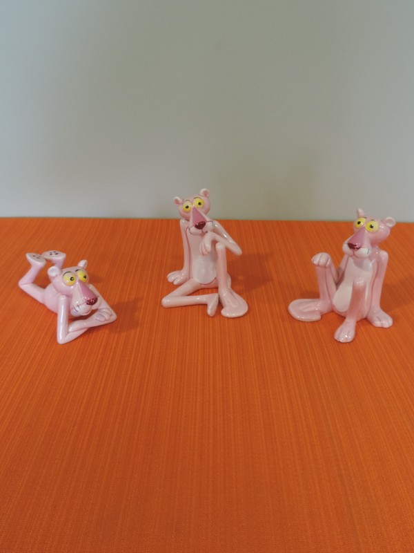 Vintage Pink Panther beeldjes