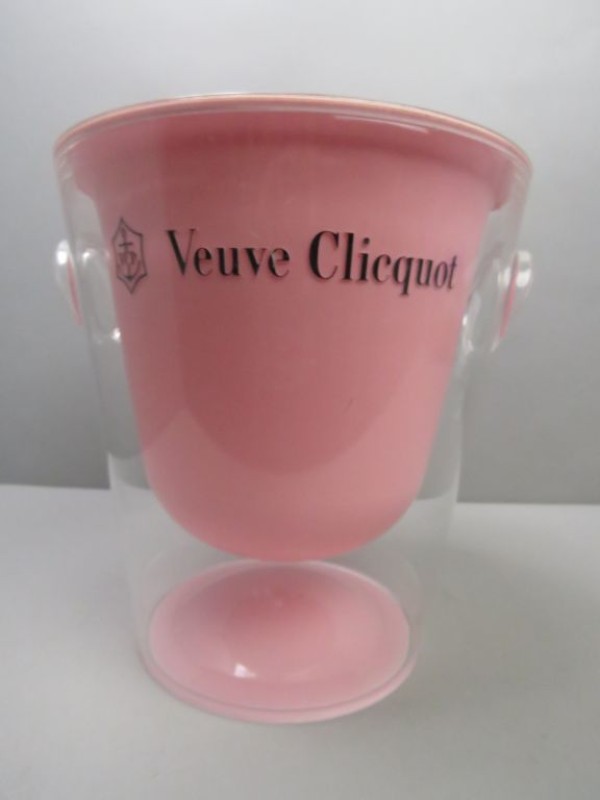 Vintage French Pink Veuve Clicquot Champagne Bucket