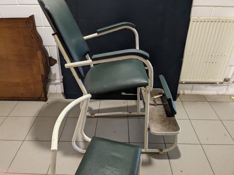 Vintage pedicure stoel