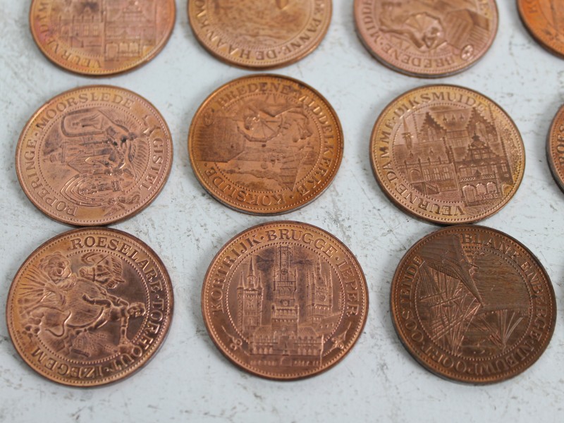 Collectie munten West-Vlaanderen