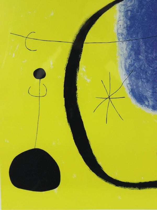 Knappe museumdruk Joan Miró -  dupl. L'or de l'azure uit 1967