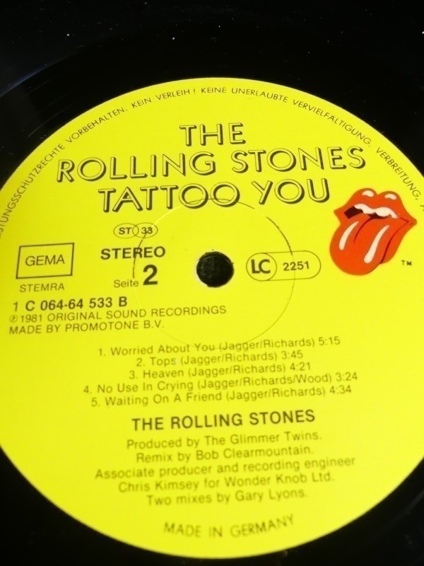 Rolling stones tatoo you