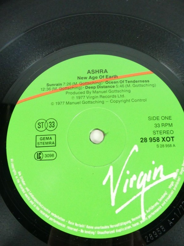 2 X Ashra Vinyl LP's