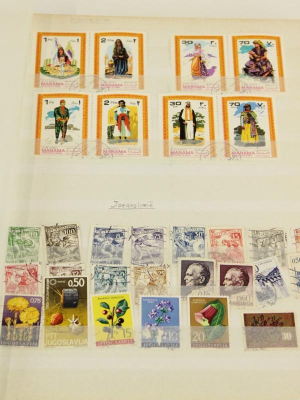 Set van 6 postzegel albums met Belgische postzegels