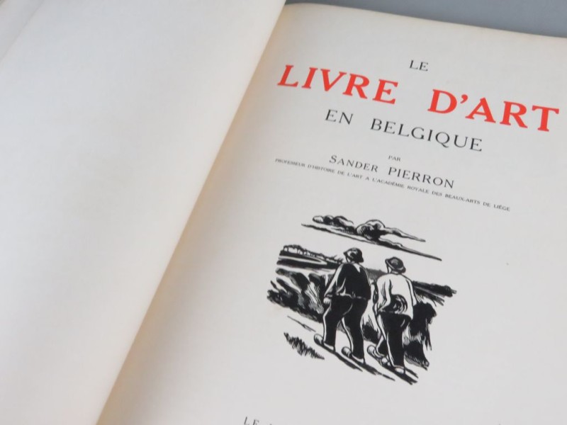 Franstalig naslagwerk "La pensée et l'ame Belges" 1919-1920.