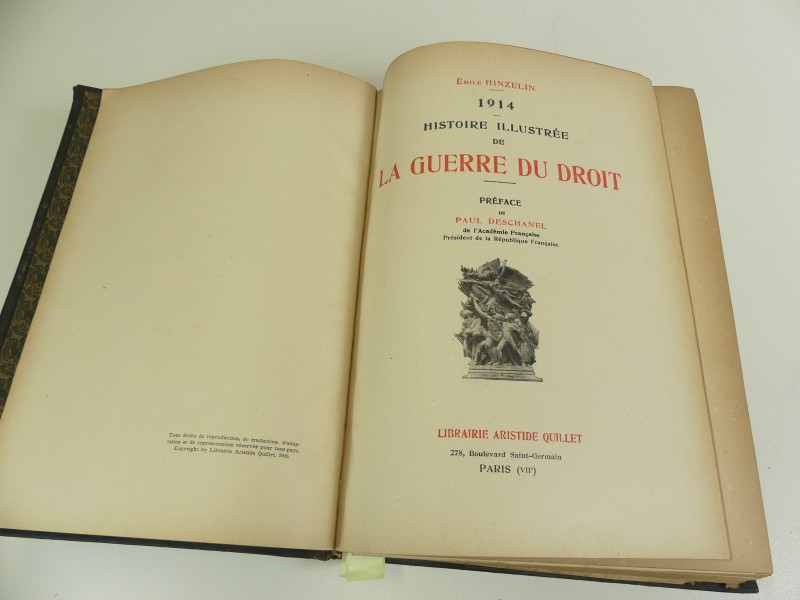 Antiquariaat : Histoire illustrée de la guerre du droit - E. Hinzelin - 1916/1919
