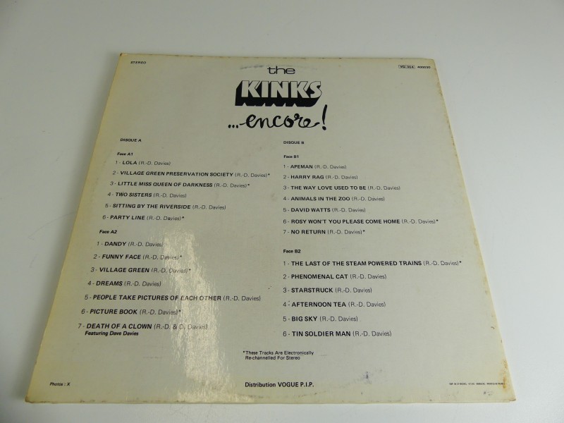 The Kinks 2 LP's – Encore