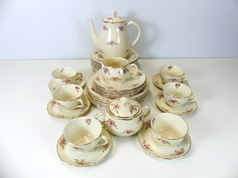 Vintage Boch Belgium Servies - 6 personen