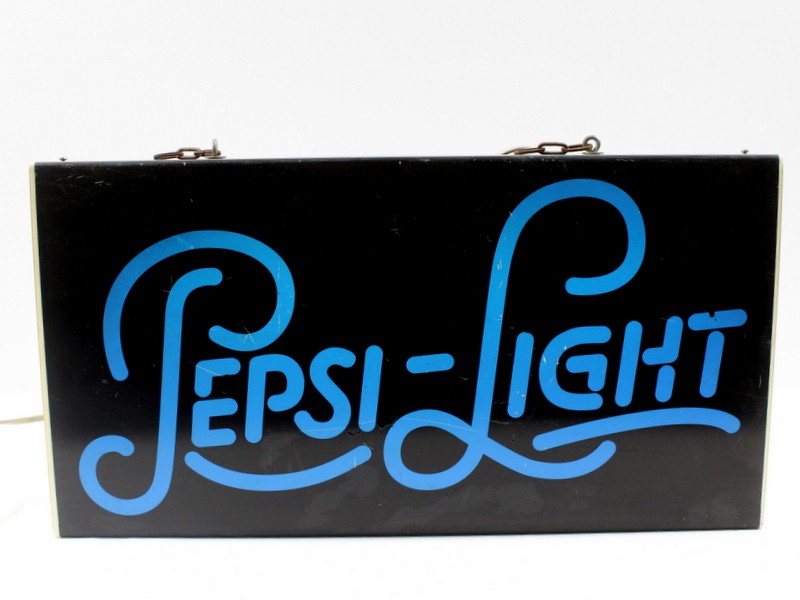 Vintage Pepsi Light Lichtreclame