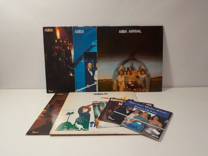 Lot van 8 platen ABBA