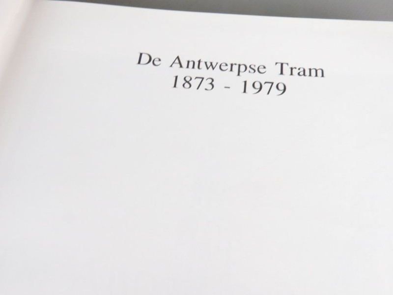 Hardcoverboek "De Antwerpse tram" - Nederlands - p.778