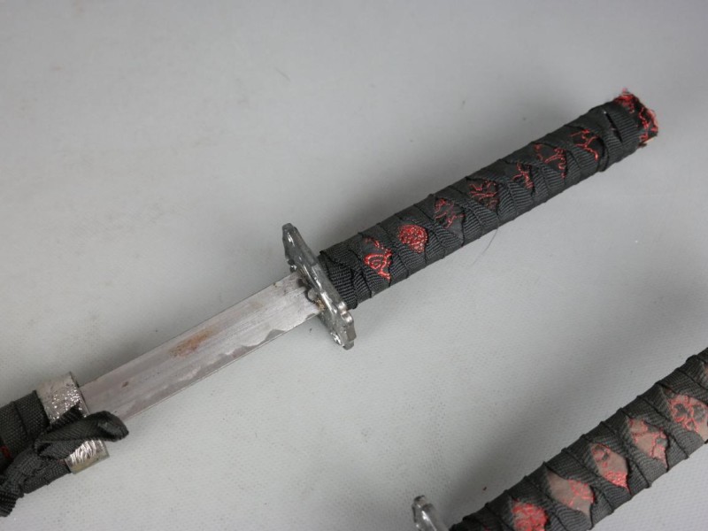 3 Cosplay decoratieve Samurai zwaarden