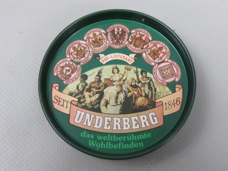 22 vintage "Underberg" onderzetters