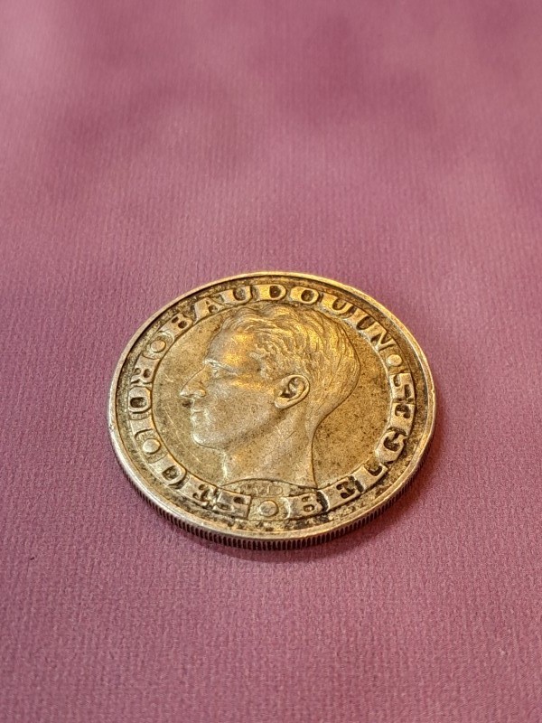 Belgische 50 Frank munt  1958