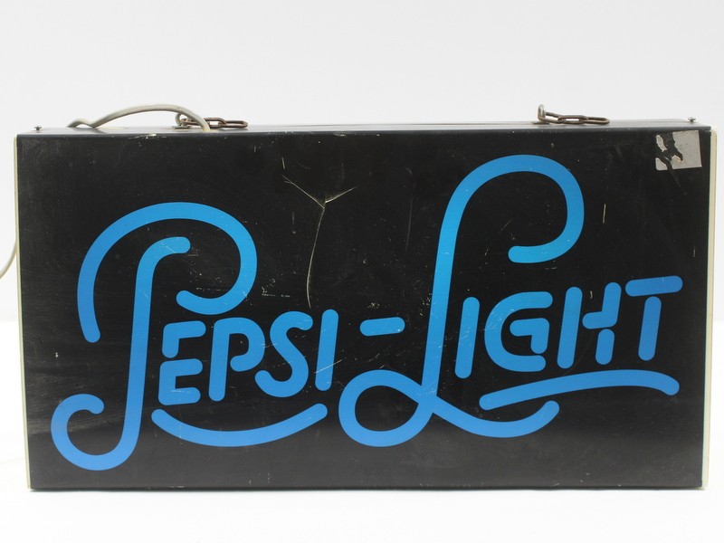 Vintage Pepsi Light Lichtreclame