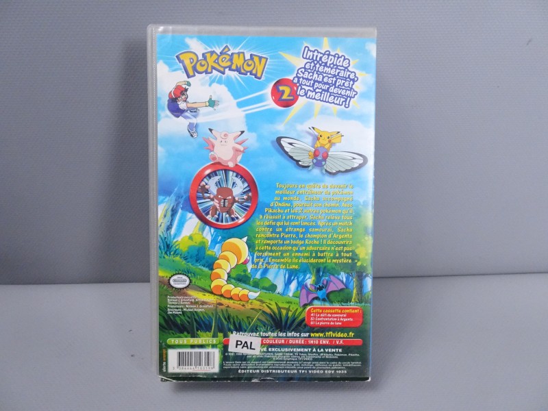 Pokemon VHS "Het Geheim van de Maanberg" - Frans