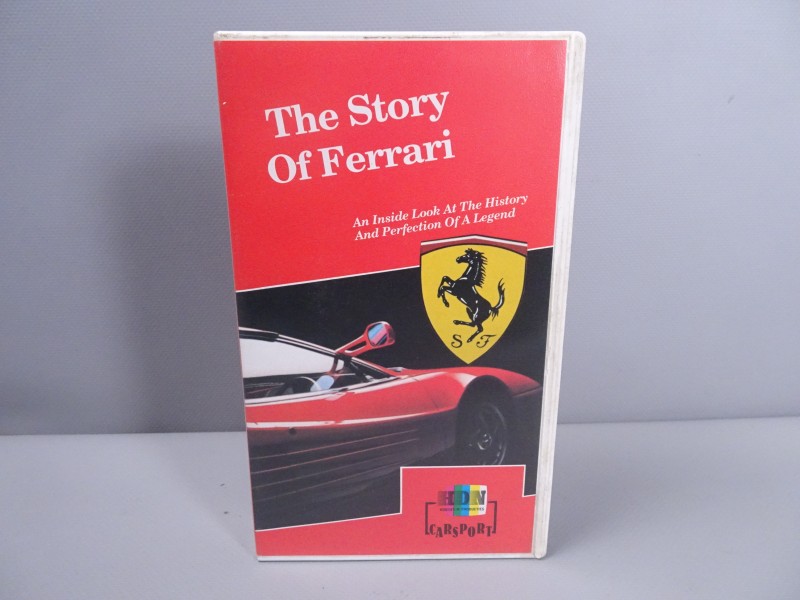VHS "The story of Ferrari"