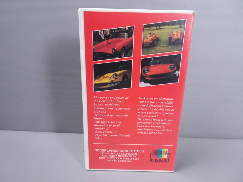 VHS "The story of Ferrari"