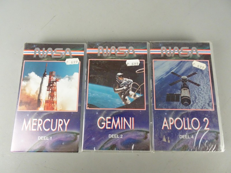 3 NASA VHS (2 nieuw)