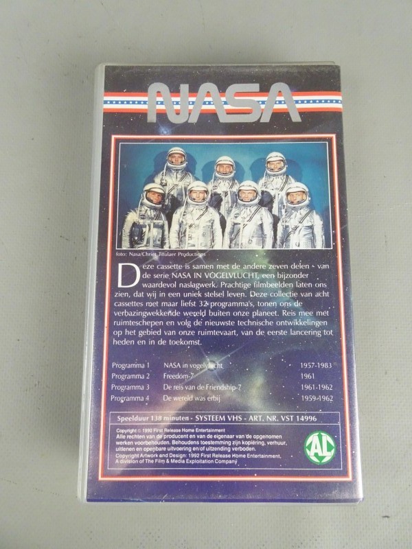 3 NASA VHS (2 nieuw)