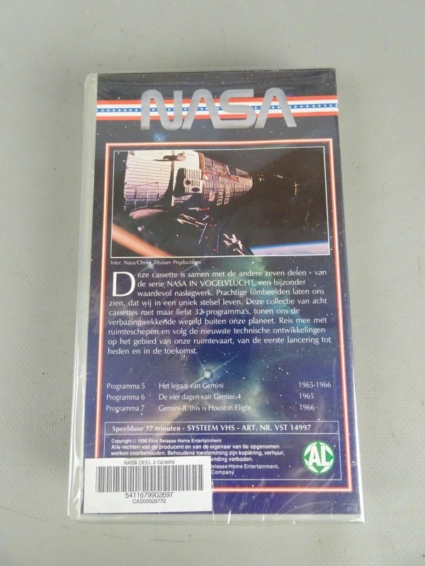 3 NASA VHS (2 nieuw)