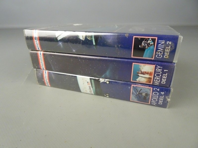 3 NASA VHS (2 nieuw)