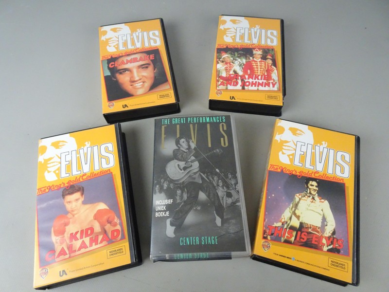 5 VHS - Elvis