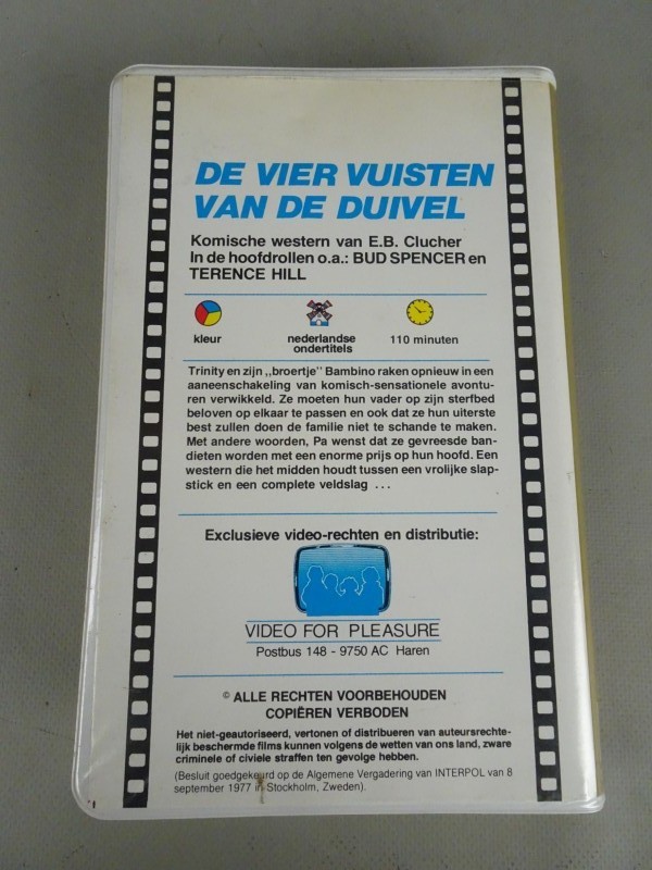 5 originele VHS - Bud Spencer