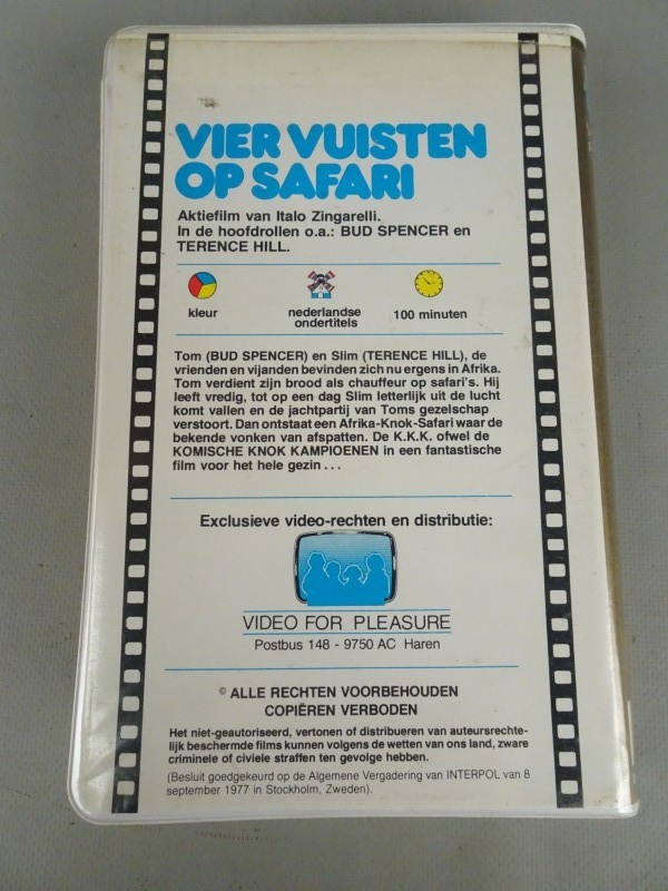 5 originele VHS - Bud Spencer