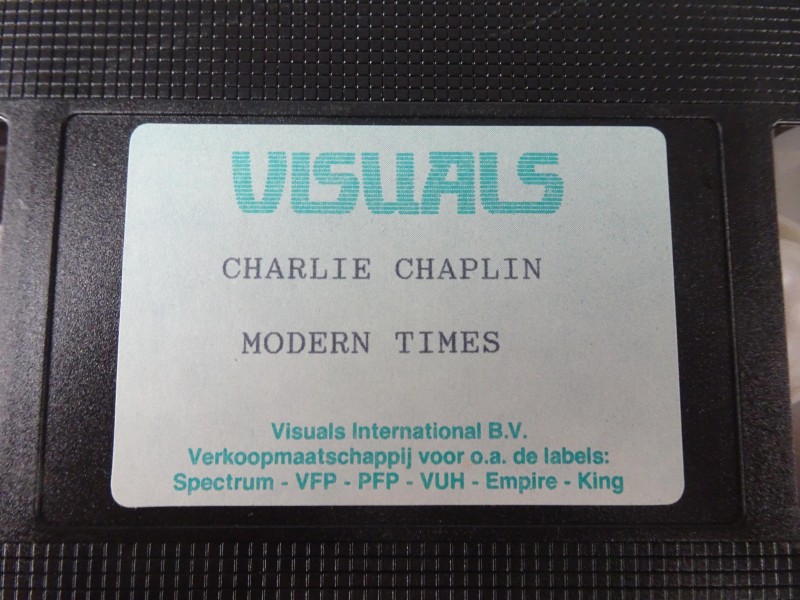 Originele VHS - Charlie Chaplin - Modern Times 1936