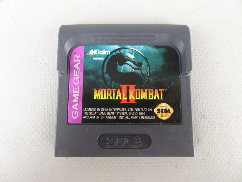 Game gear sega mortal kombat 2