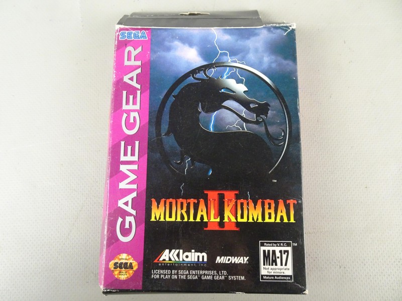 Game gear sega mortal kombat 2