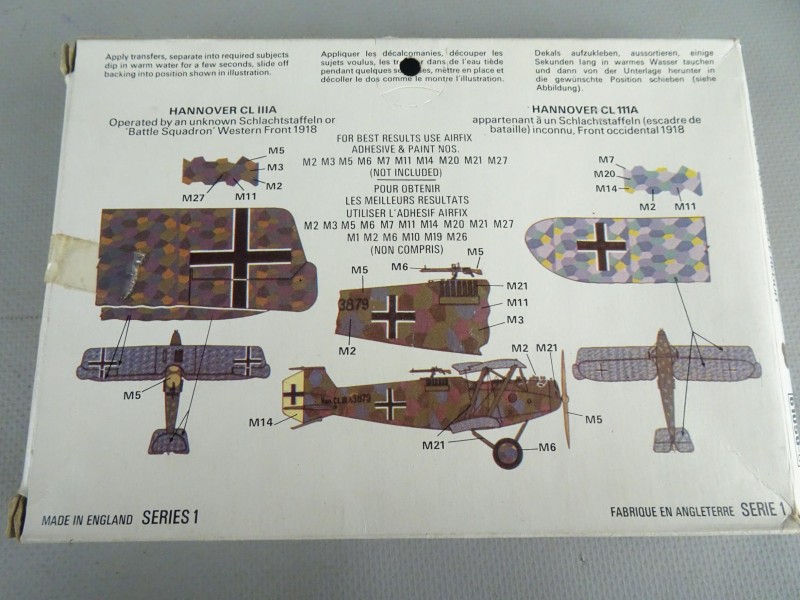 2 Airfix modelbouw vliegtuigen