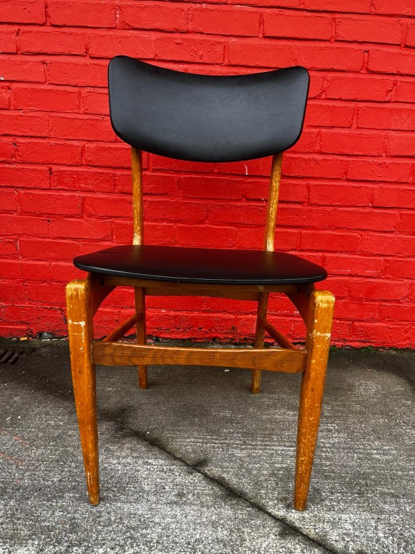 6 vintage stoelen