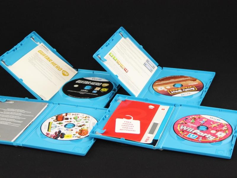 Set van 4 Wii U spelletjes