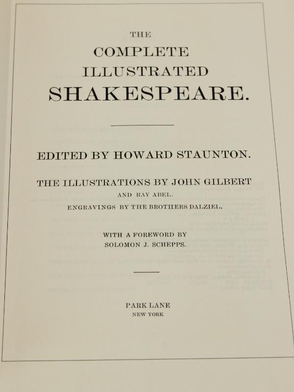 The Complete Illustrated Shakespeare  - John Gilbert Ray Abel