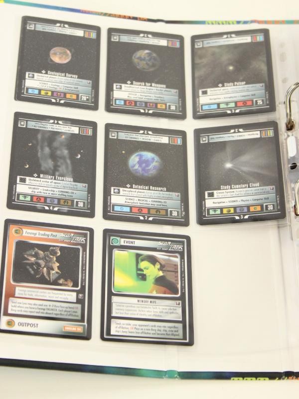 Grote collectie Star Trek Customizable Game Cards (Ca. 1200 stuks)