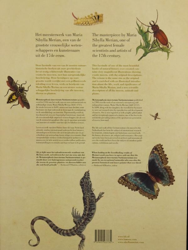 Maria Sibylla Merian. Metamorphosis insectorum Surinamensium